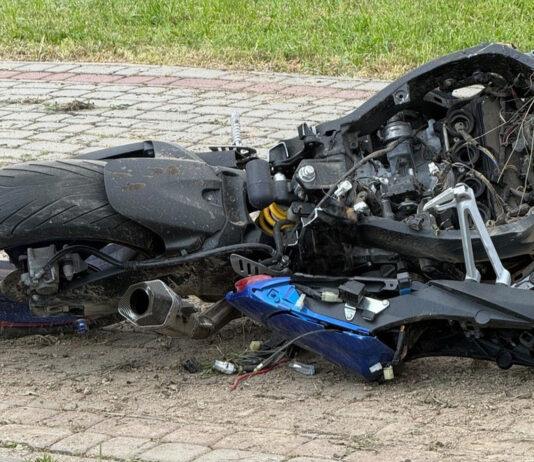 Zdjęcie: Wypadek w Leszczawie Dolnej (fot. KMP Przemyśl)