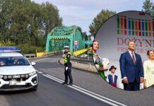 Paraliż drogi lub płynny przejazd? Policja kieruje ruchem w rejonie Dożynek Prezydenckich dożynki prezydenckie w Tryńczy
