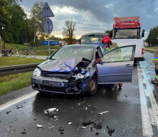 Czarna seria na DK28. Dwa wypadki w tym samym czasie na odcinku 200 metrów