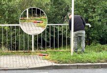 „Innowacje” po rzeszowsku? Za pieniądze publiczne malują rdzę na barierkach