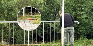 „Innowacje” po rzeszowsku? Za pieniądze publiczne malują rdzę na barierkach