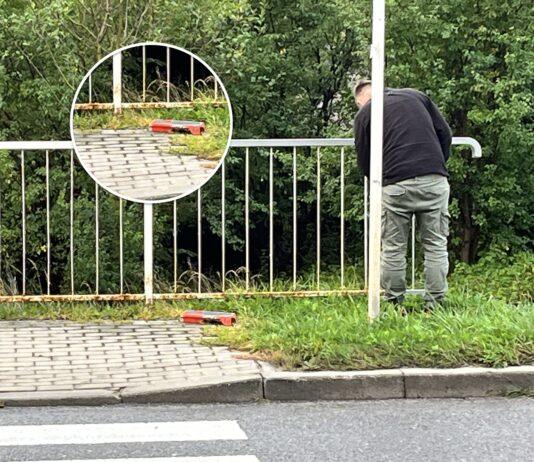 „Innowacje” po rzeszowsku? Za pieniądze publiczne malują rdzę na barierkach