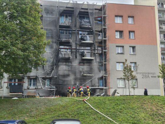 pożar broniewskiego baran&oacute;wka