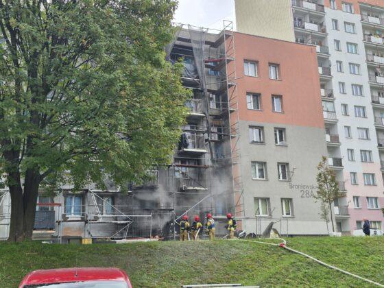 pożar broniewskiego baran&oacute;wka