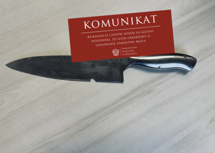 prokuratura-rzeszow-usliowanie-zabojstwa-brata-noz-komunikat
