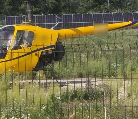 Przełom w sprawie śmigłowca, który zerwał linię energetyczną. Pilot sam zgłosił się na policję