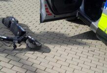 Patojazda dziecka bez uprawnień na hulajnodze elektrycznej. Matka słono zapłaciła za wybryk hulajnoga