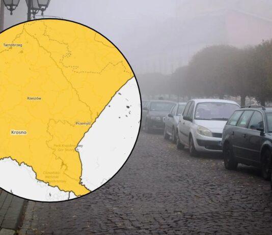 Mgła sparaliżuje ruch? Ostrzeżenia IMGW dla całego Podkarpacia! gęsta mgła na Podkarpaciu