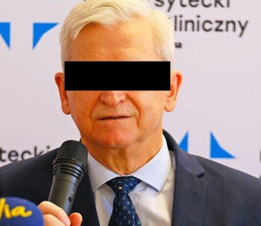 Znany urolog z Rzeszowa oskarżony! Prokuratura zarzuca mu wyłudzenia i narażenie pacjentów oskarżony urolog USK Janusz Ł.