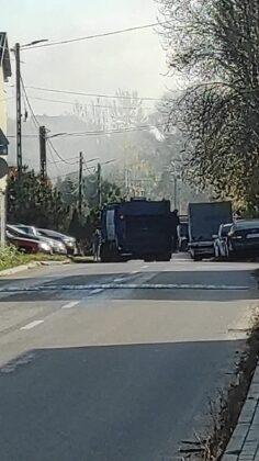 Pożar na Bieszczadzkiej w Rzeszowie