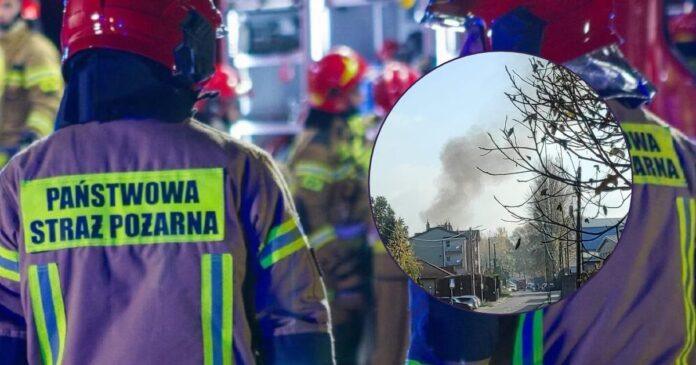 pożar na bieszczadzkiej rzeszów