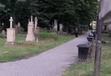 Alkohol na Starym Cmentarzu, ściana zabytkowej świątyni jak toaleta. „To jakaś plaga”