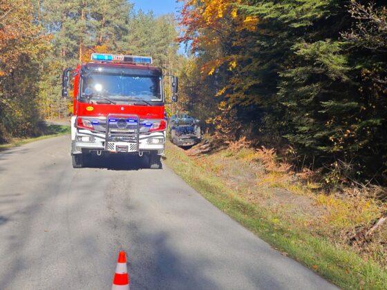 wypadek w Porębach Dymarskich