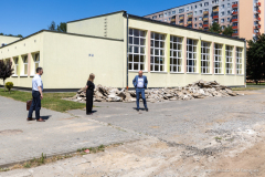 02.07.2025. Rzeszow. Odbetonowanie szkol. SP23.                                                                                   Fot. Grzegorz Bukala / UM Rzeszow