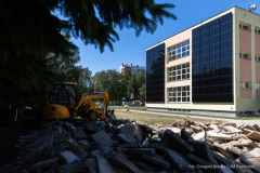 02.07.2025. Rzeszow. Odbetonowanie szkol. SP23.                                                                                   Fot. Grzegorz Bukala / UM Rzeszow