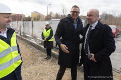 13.02.2026. Rzeszow. Prezes PZLA Sebastian Chmara. Wmurowanie aktu erekcyjnego i zwiedzanie budowy PCLA Resovia.                                                                                   Fot. Grzegorz Bukala / UM Rzeszow