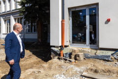 Zespół Szkół Elektronicznych - rozbudowa (sierpień 2025) / fot. Grzegorz Bukała / Urząd Miasta Rzeszowa