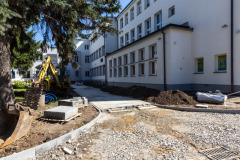 Zespół Szkół Elektronicznych - rozbudowa (sierpień 2025) / fot. Grzegorz Bukała / Urząd Miasta Rzeszowa